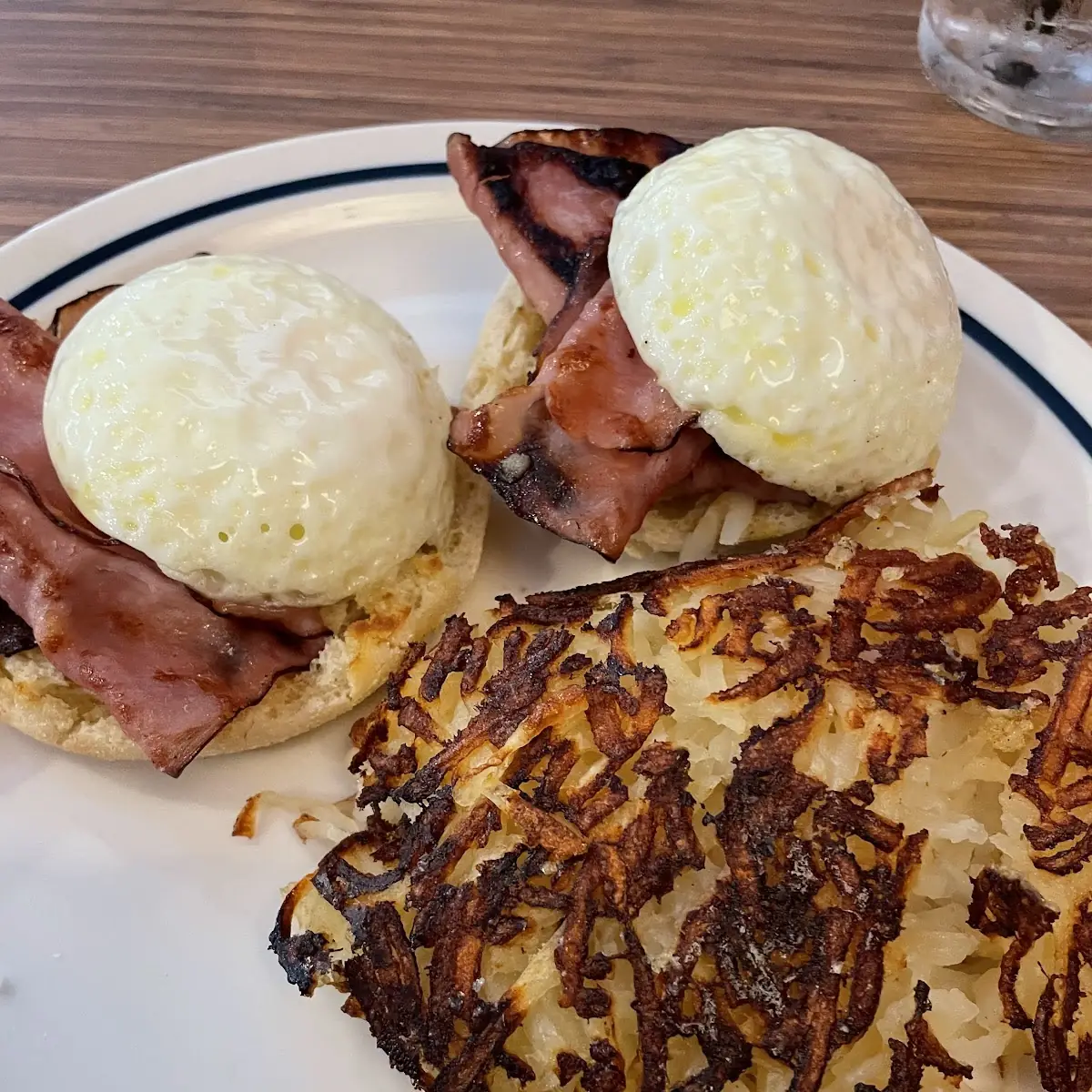 Bacon Jam Eggs Benedict