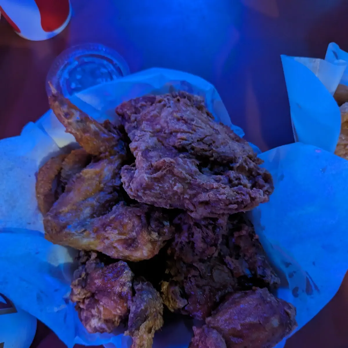 Fried Chicken & Onion Rings