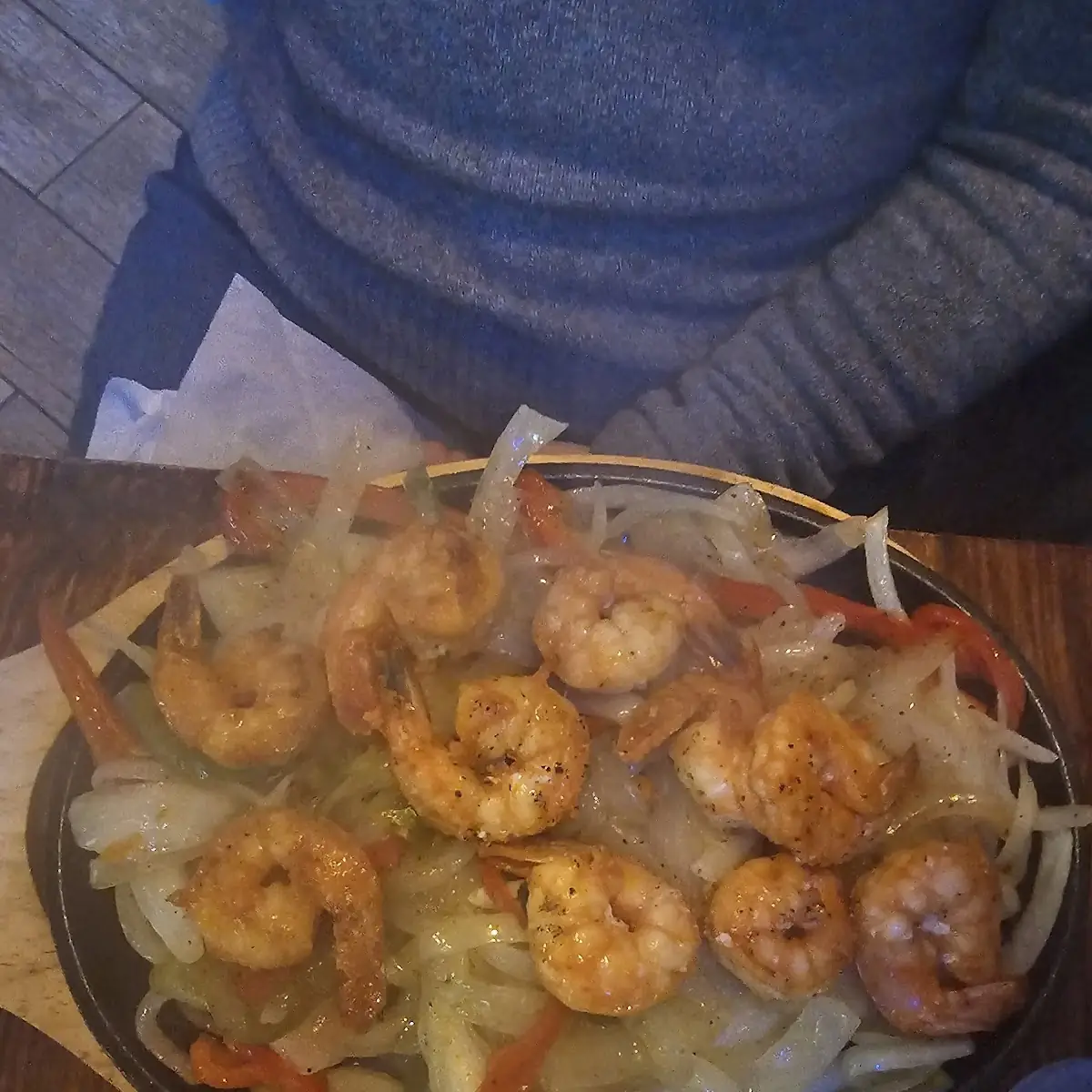 Shrimp Fajitas
