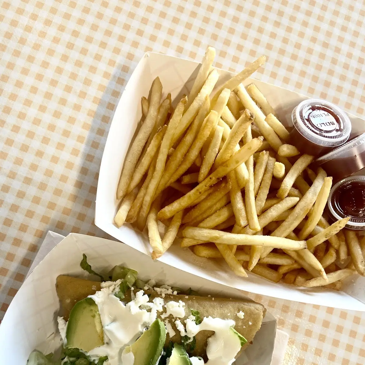 Empanadas and Fries