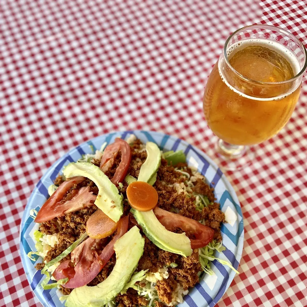 Taco Salad with Salsa Verde