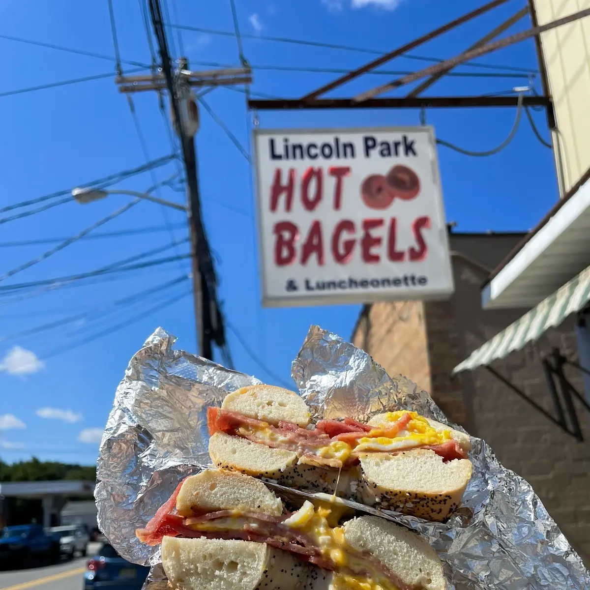 Taylor Ham Egg and Cheese on Everything Bagel