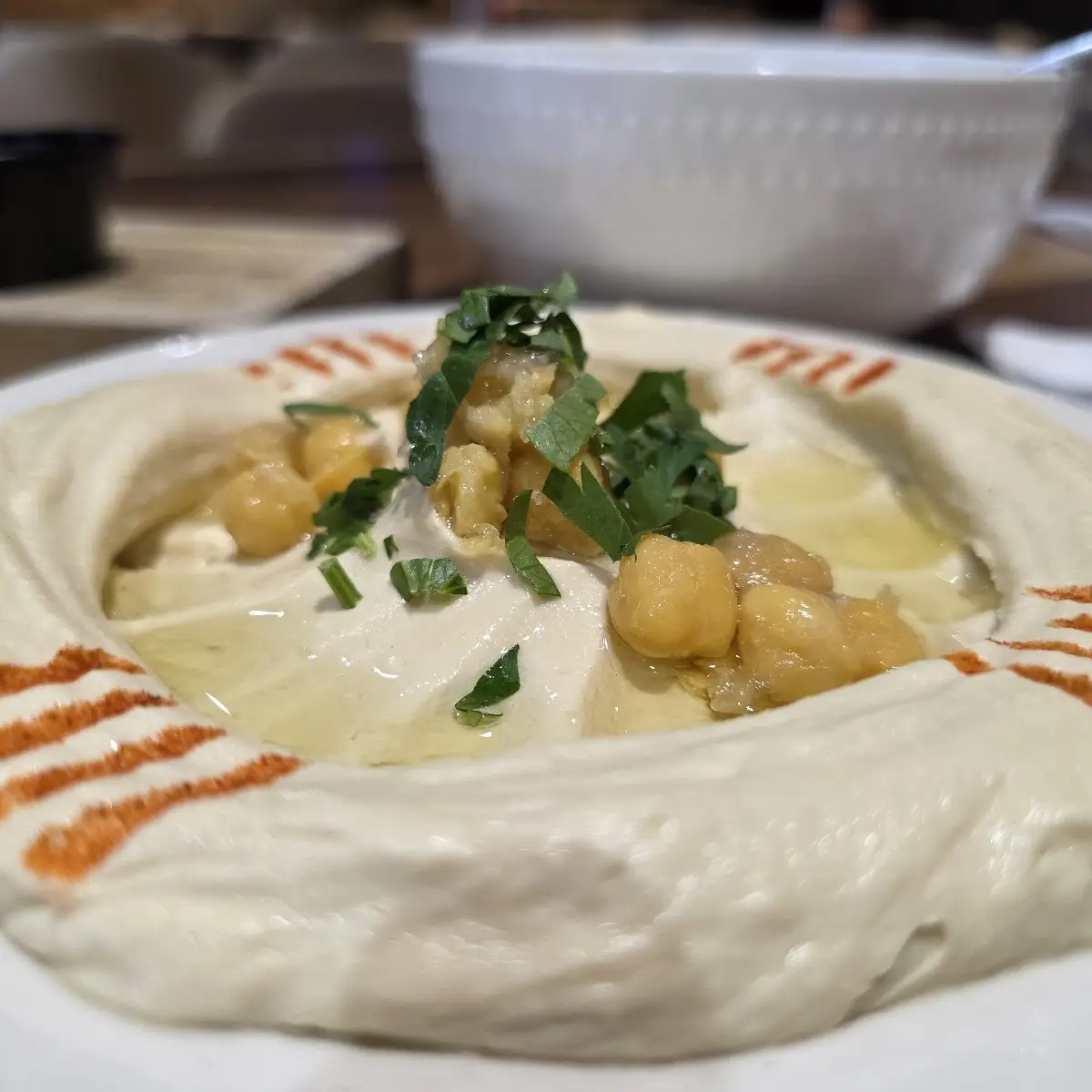 Beef Shawarma Hummus with Pita