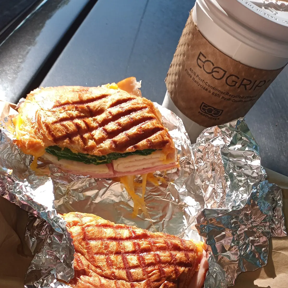 Croissant Turkey Ham Cheddar & Spinach
