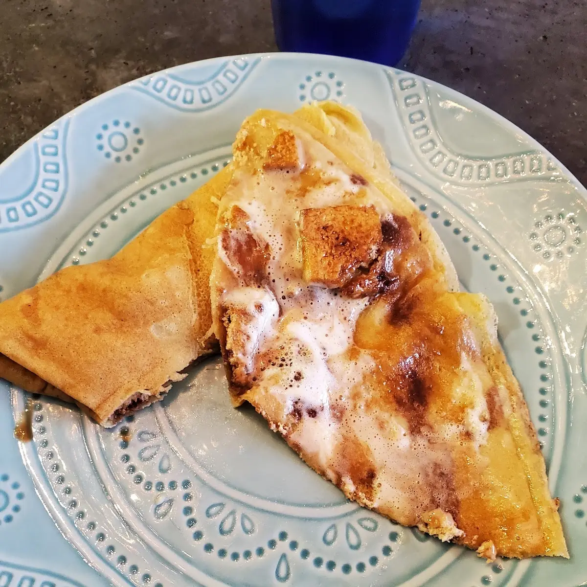 Cinnamon Roll Crepes