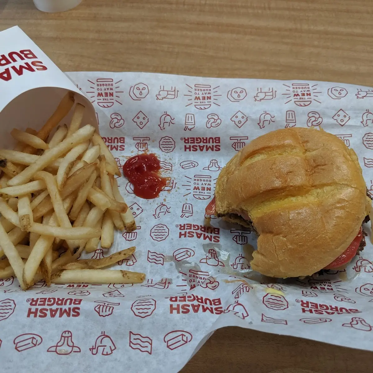 Burger and Fries