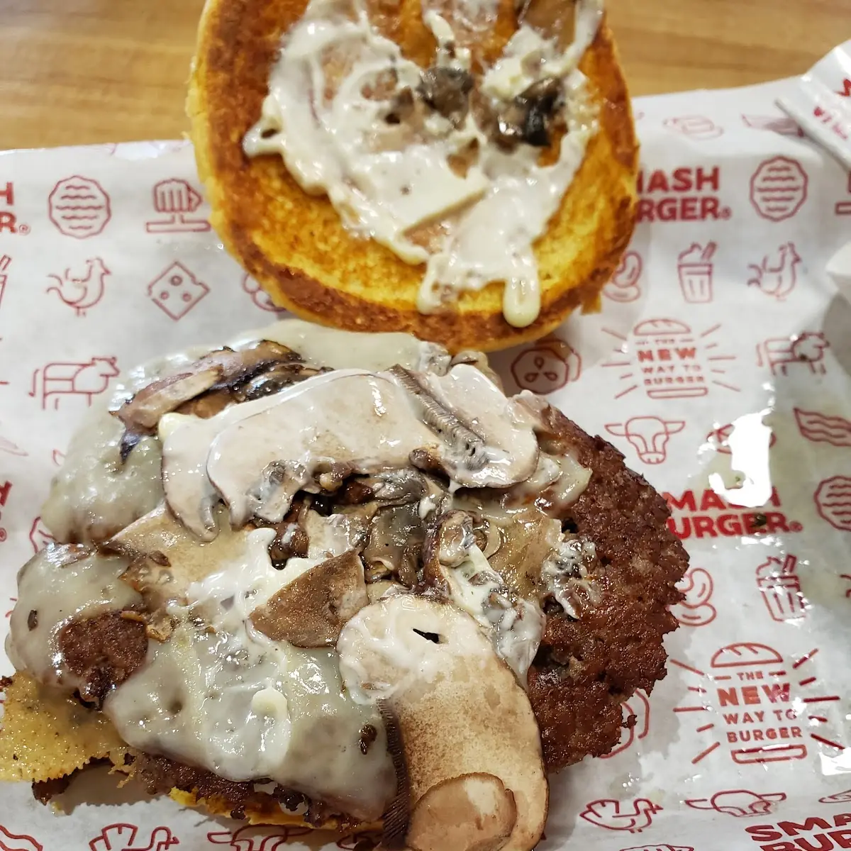 Mushroom Swiss Burger