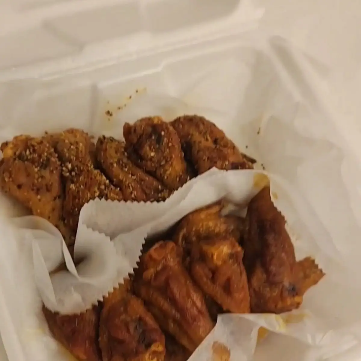 Half Honey Gold and Half Lemon Pepper Wings