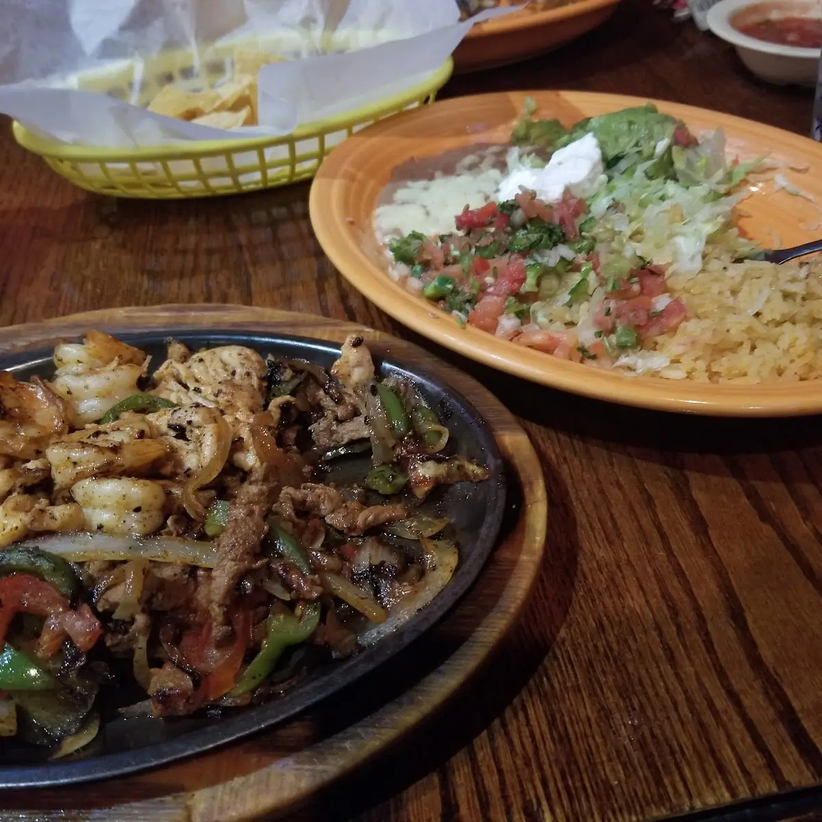 Steak and Shrimp Fajitas