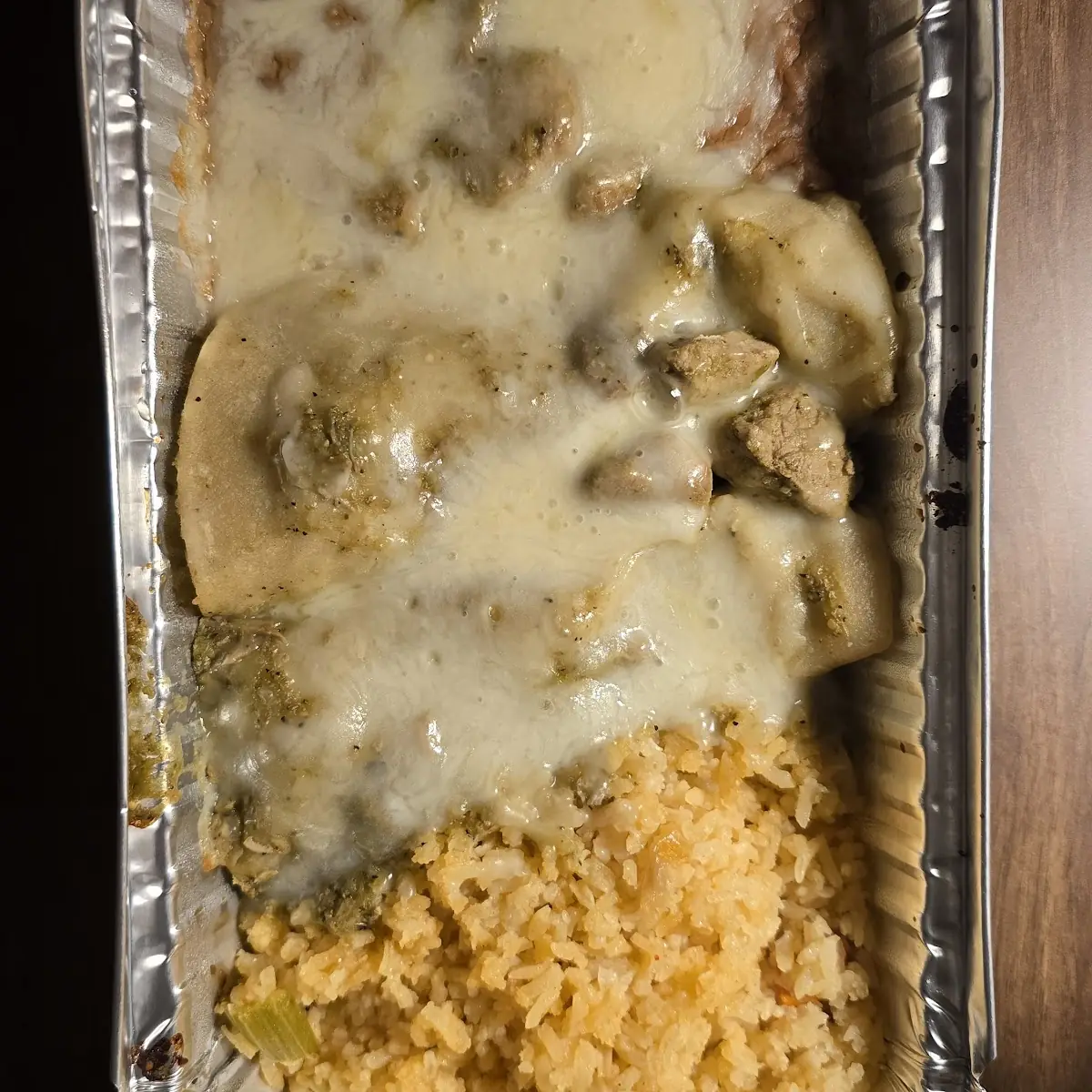 Chile Verde Enchiladas