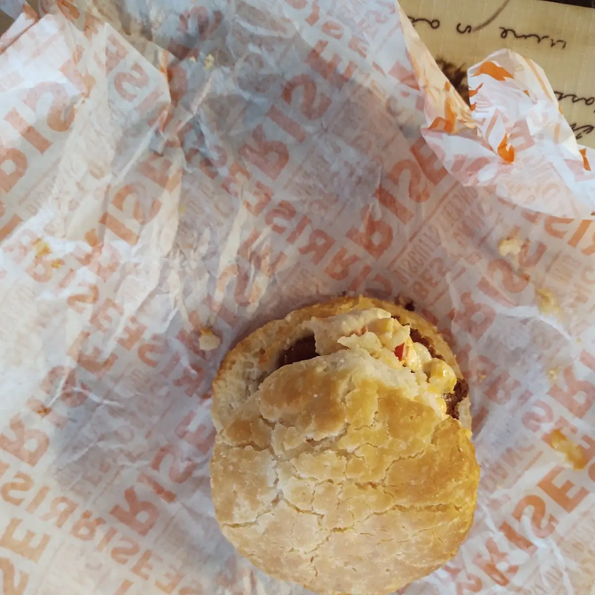 Fried Green Tomato Pimento Cheese Biscuit
