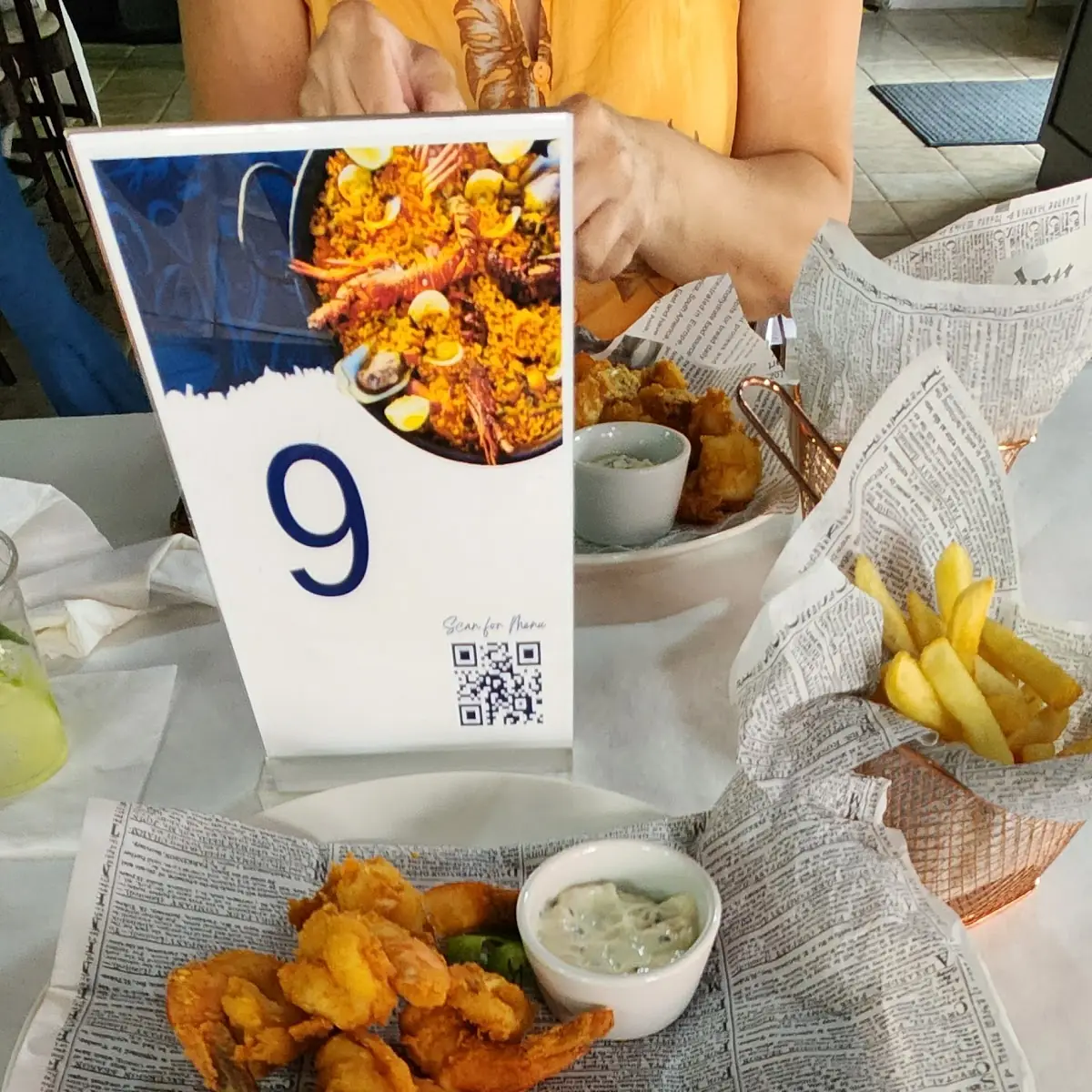 Fried Shrimp and Fries