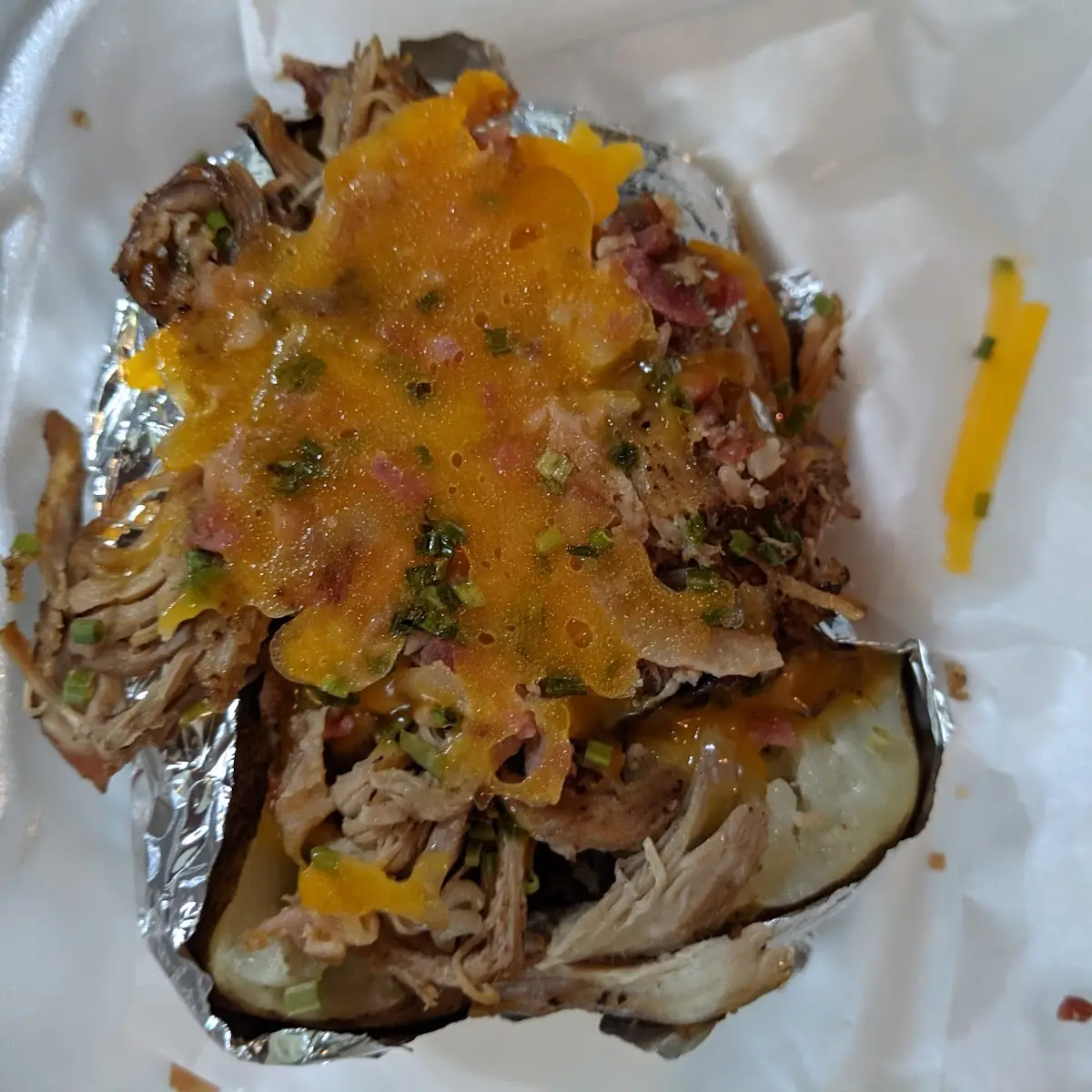 BBQ Stuffed Potato