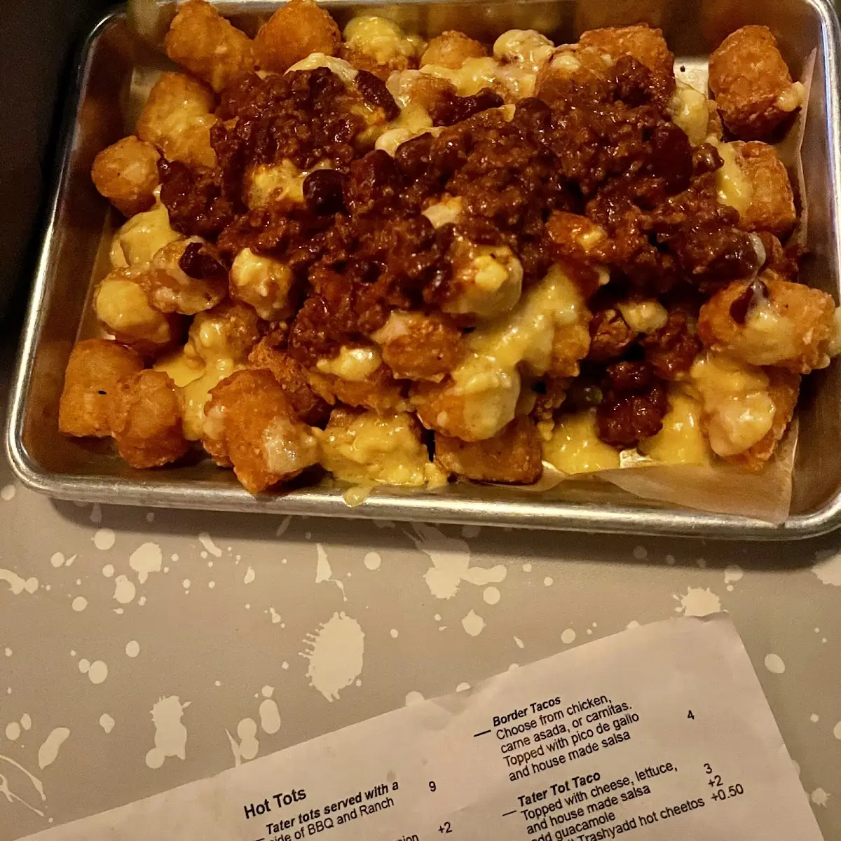 Chili Cheese Tots