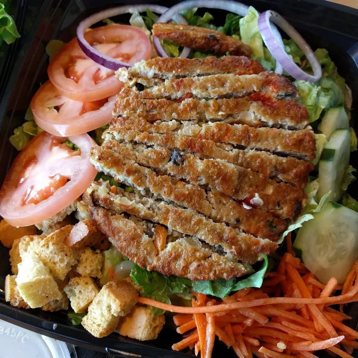 Veggie Patty Salad on Request