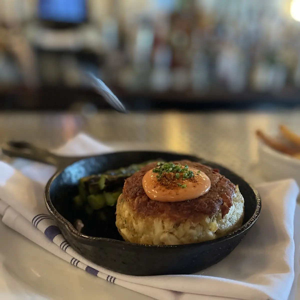 Cast Iron Crab Cake