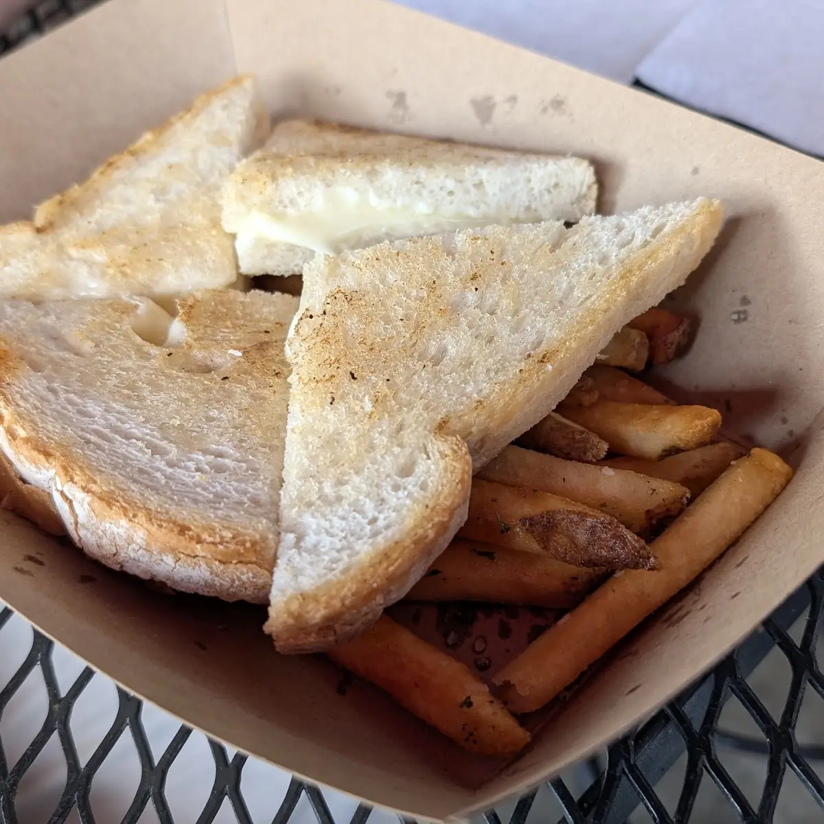 Grilled Cheese and Fries