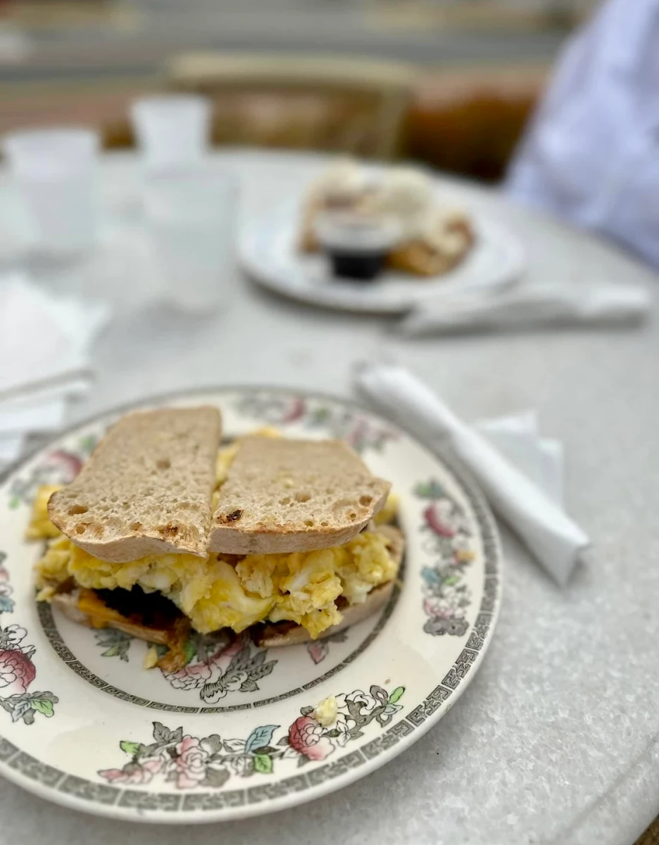 Sourdough Bread Breakfast Sandwich
