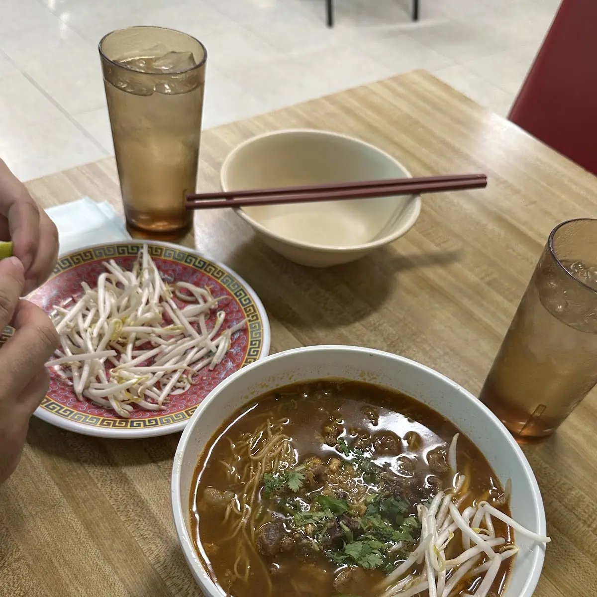 Beef Stew Rice Noodle Soup