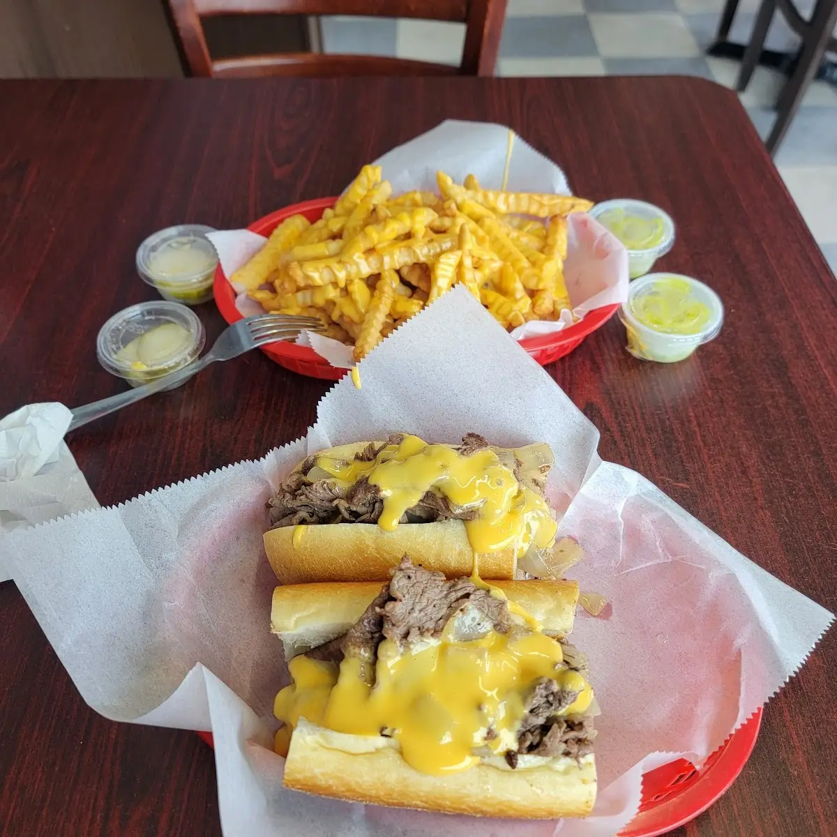 South Philly’S Own Original Florida Style Inside Out with Cheese and Sauce