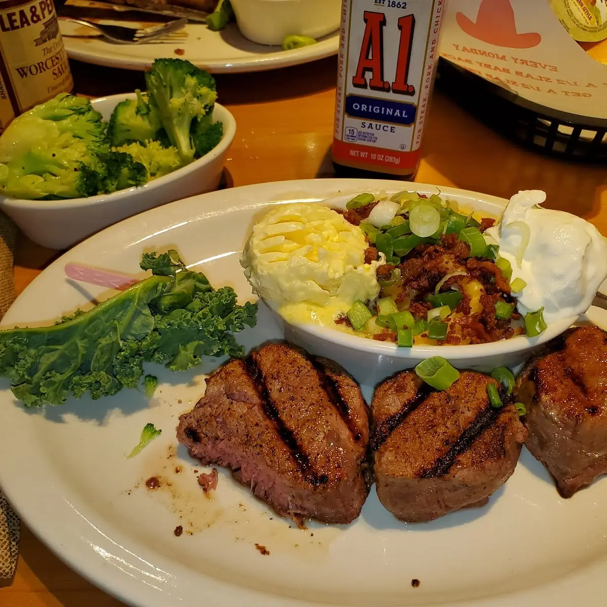 Filet Mignon with Loaded Mashed Potatoes