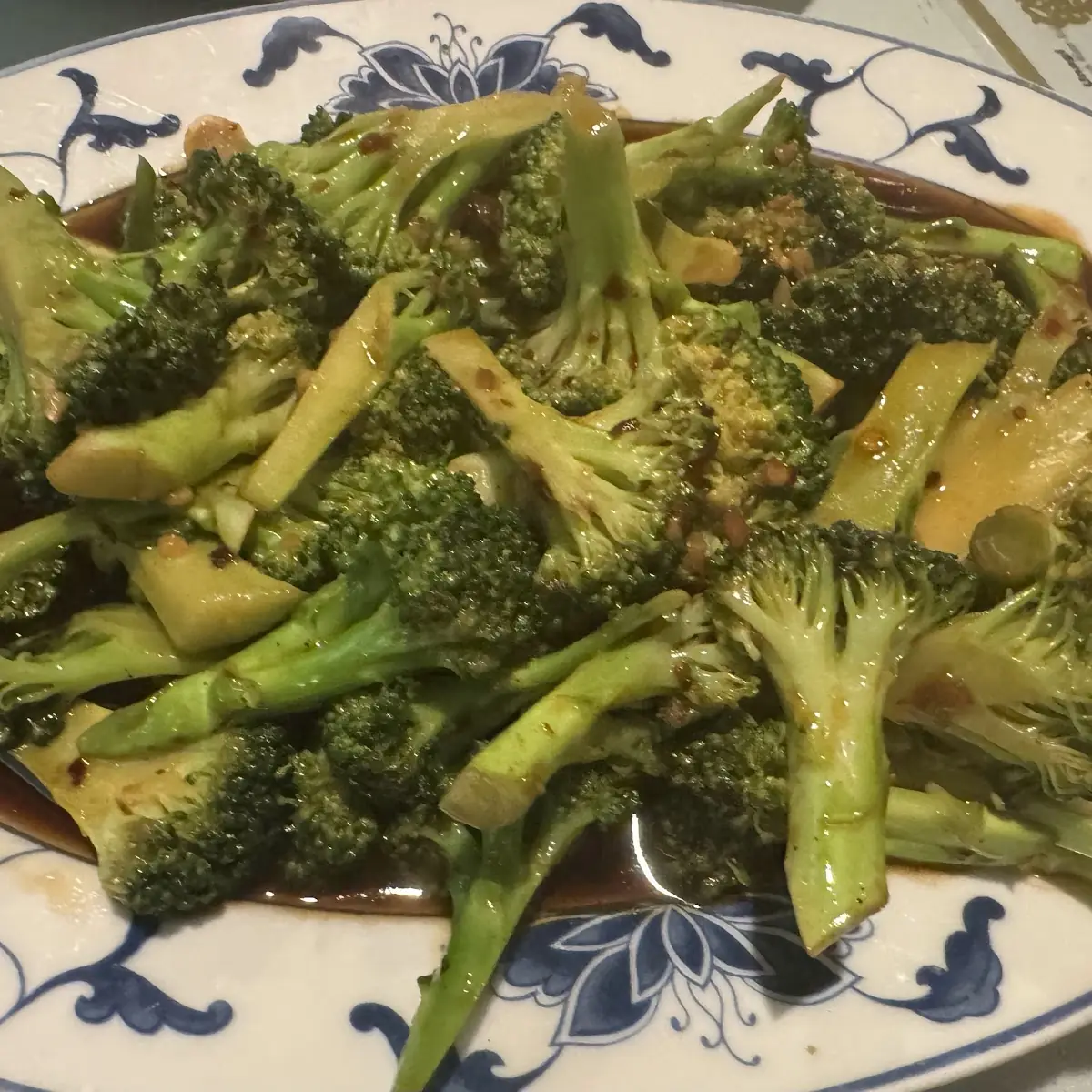 Broccoli with Garlic Sauce