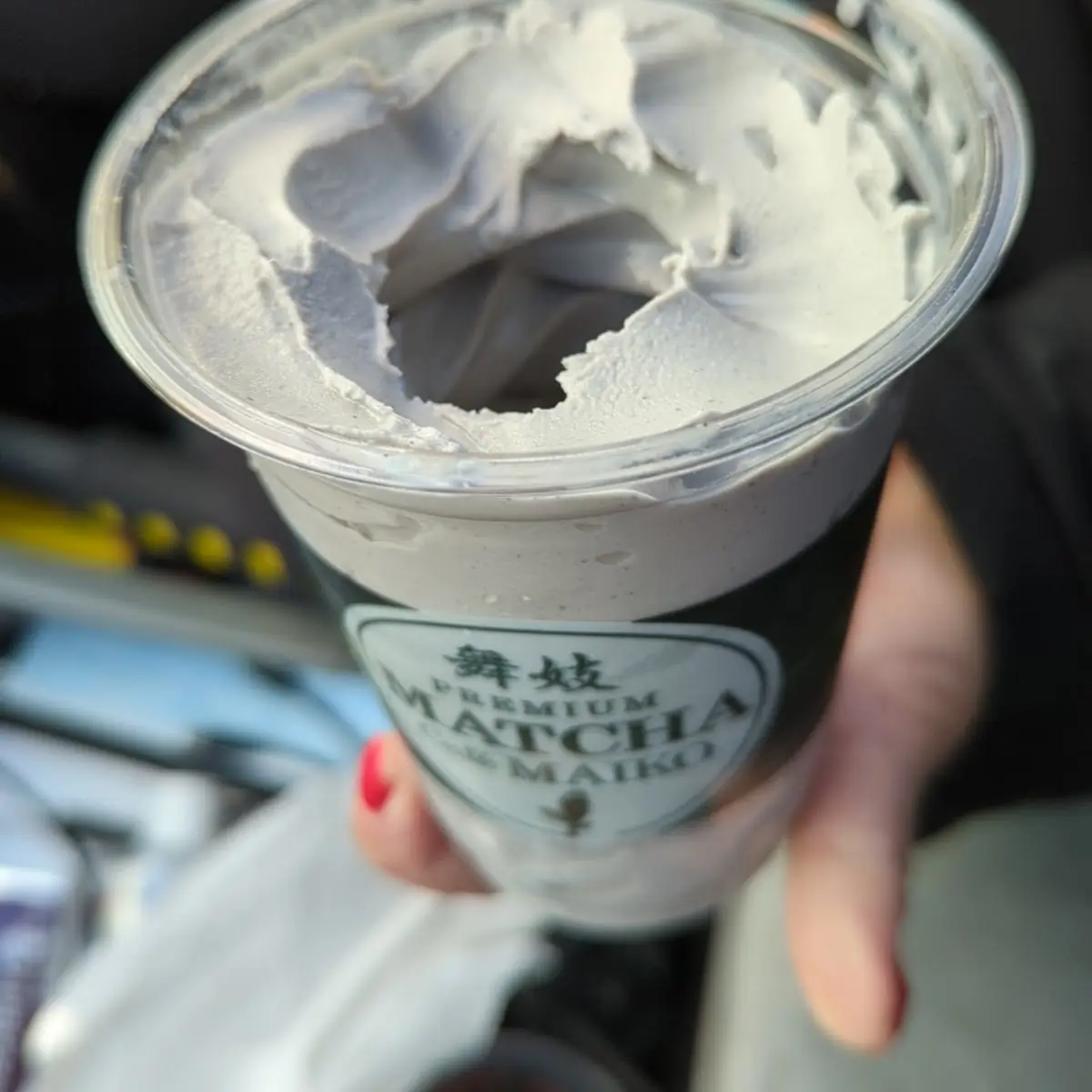 Black Sesame Soft Serve