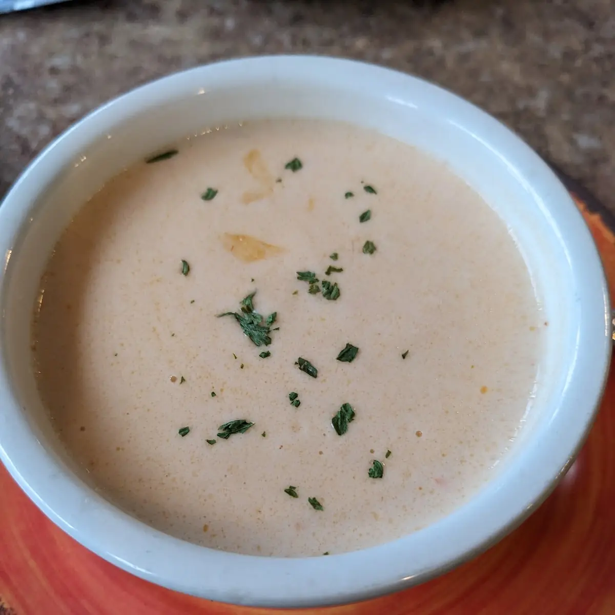 Red Pepper Gouda Soup
