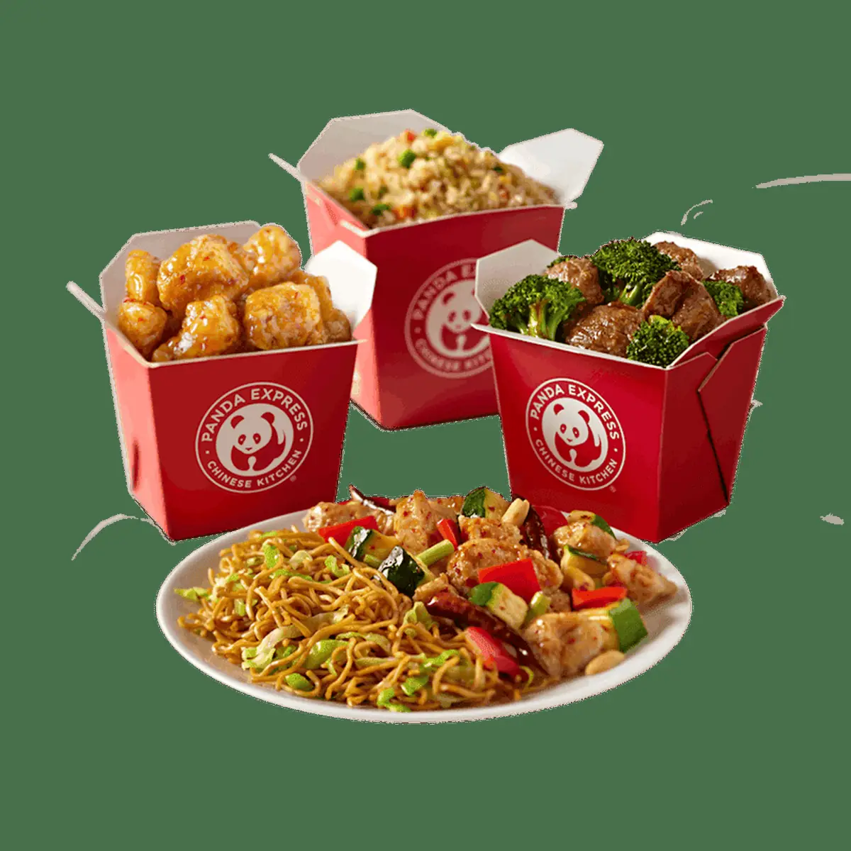 Orange Chicken Panda Cub Meal
