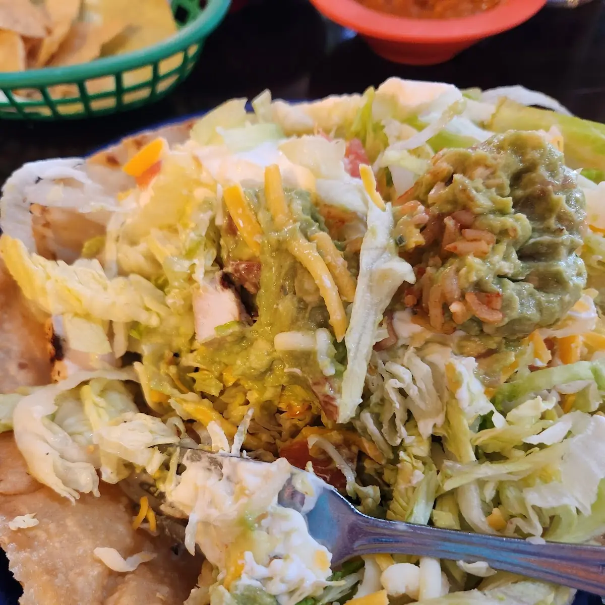 Chicken Tostada