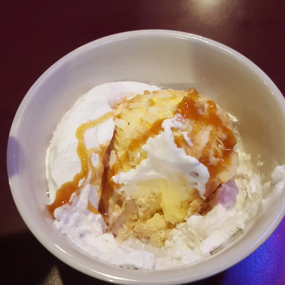 Coconut Fried Ice Cream