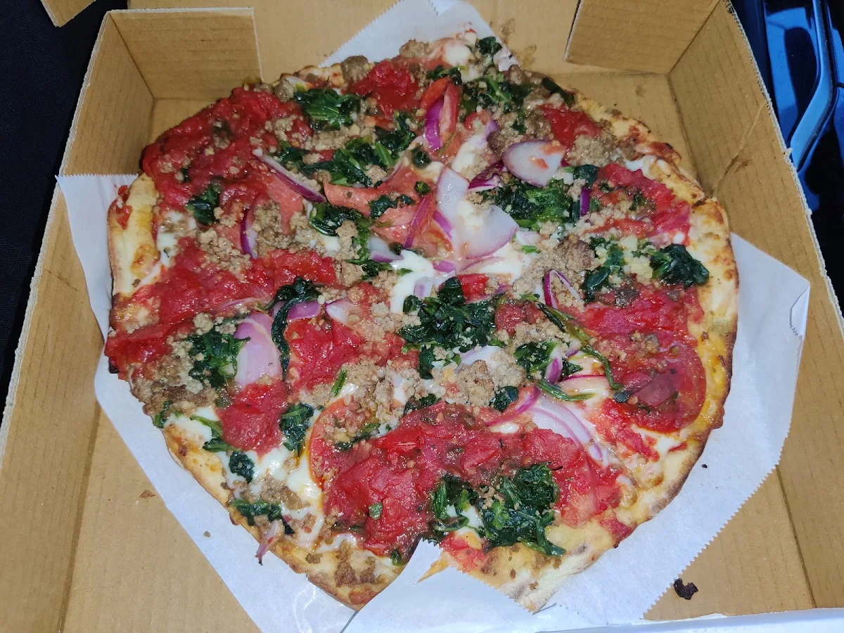 5-Topping Combo Personal Pizza Extra Sauce