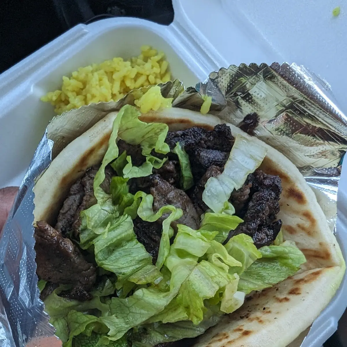Beef Shawarma Wrap