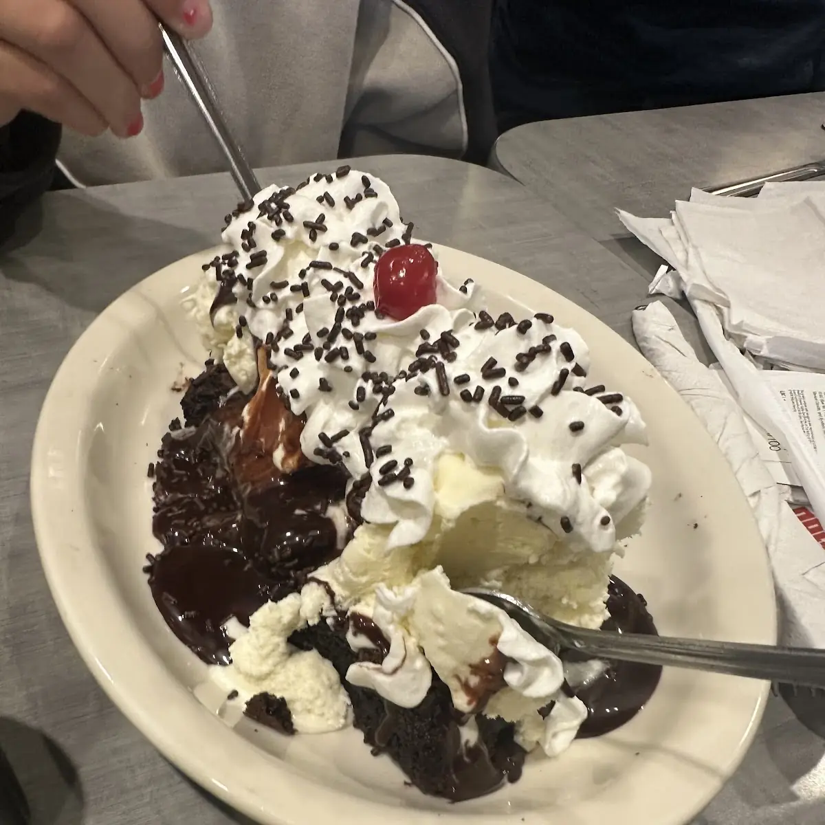 Brownie Sundae