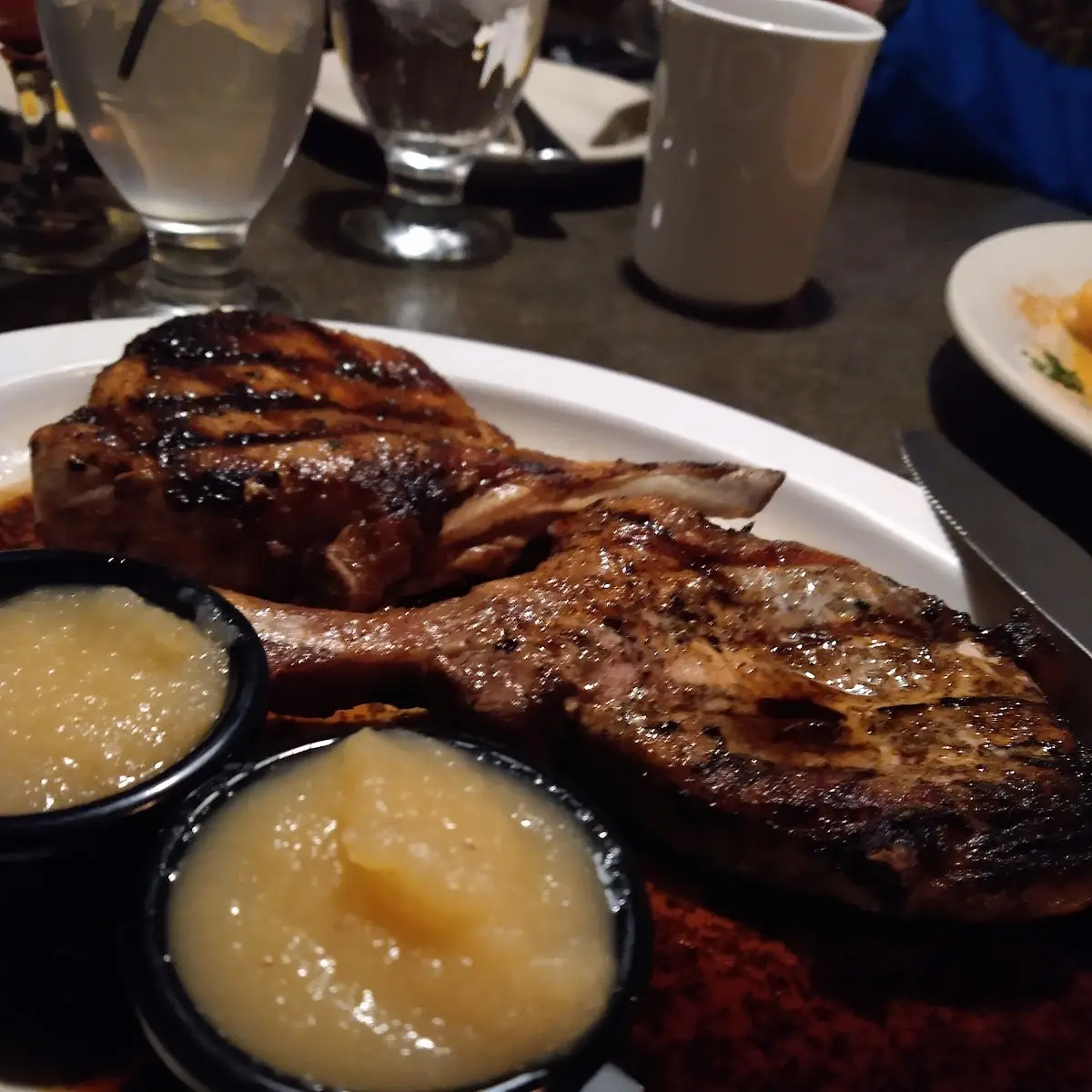Pork Chops & Applesauce