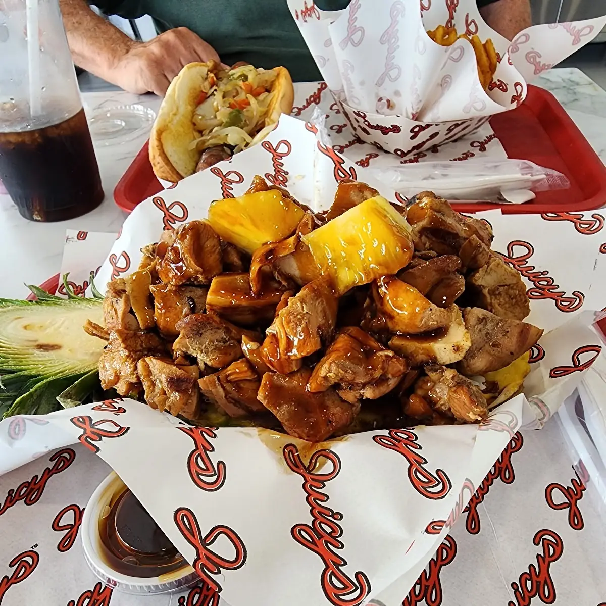 Teriyaki Chicken Pineapple Bowl