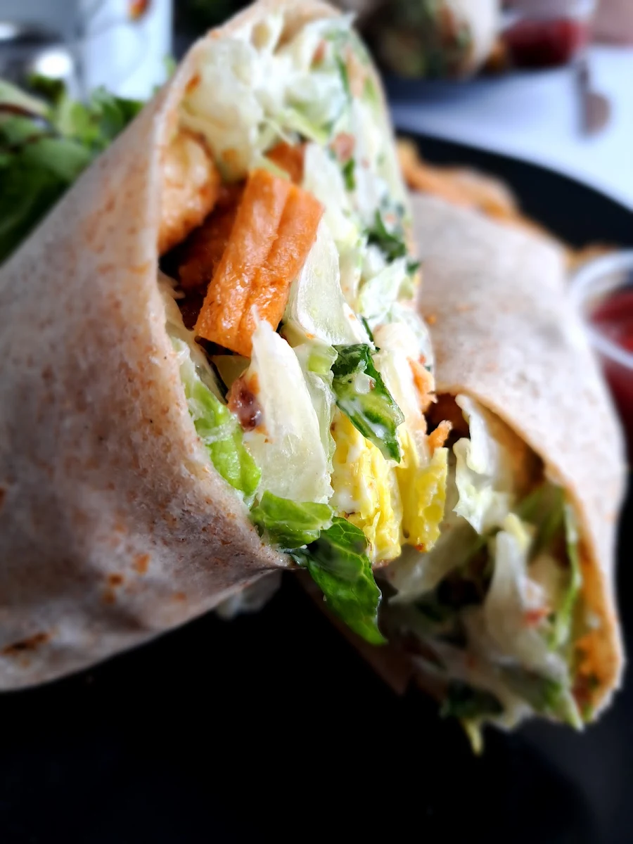 Crispy Chicken Caesar Wrap