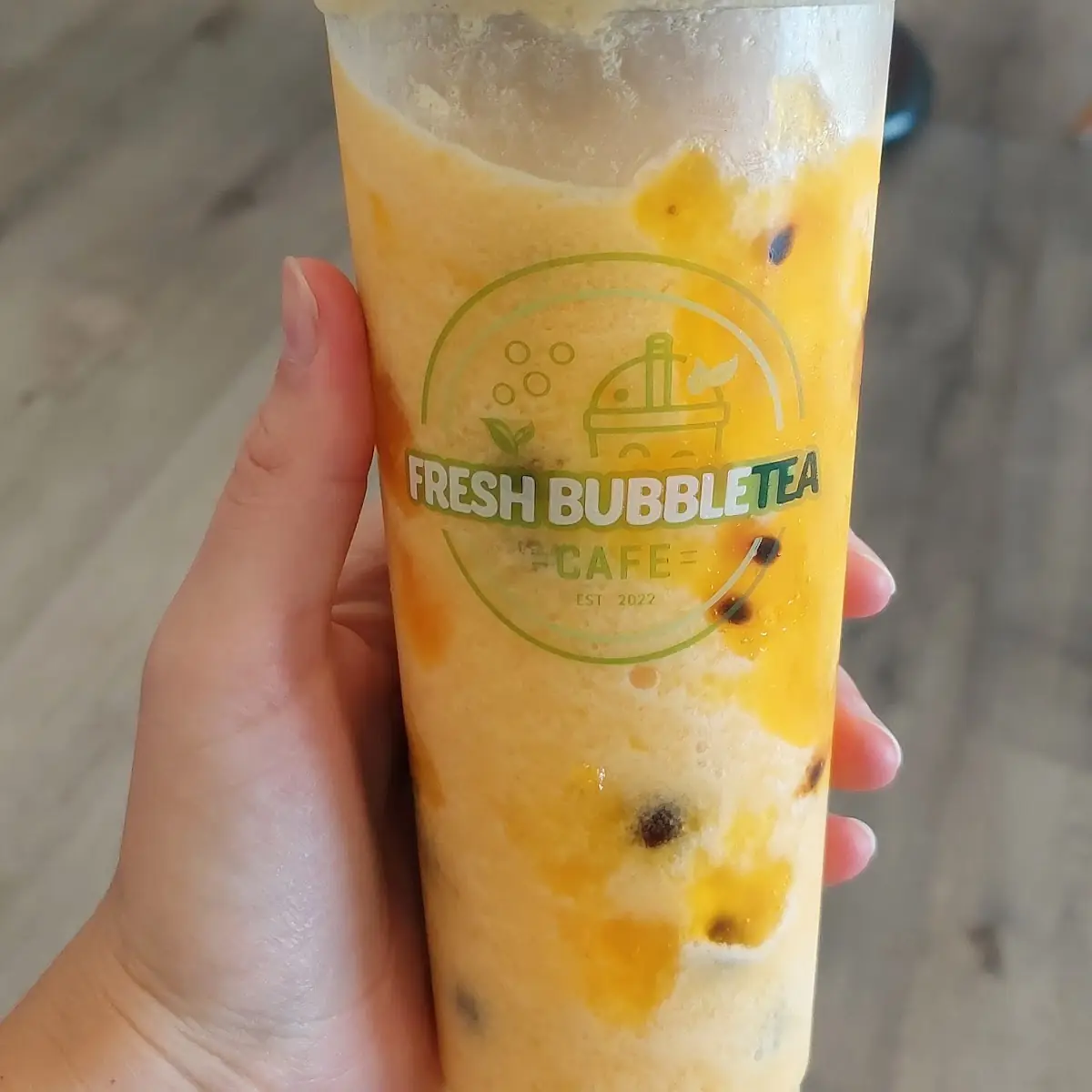 Passion Fruit and Mango Slush