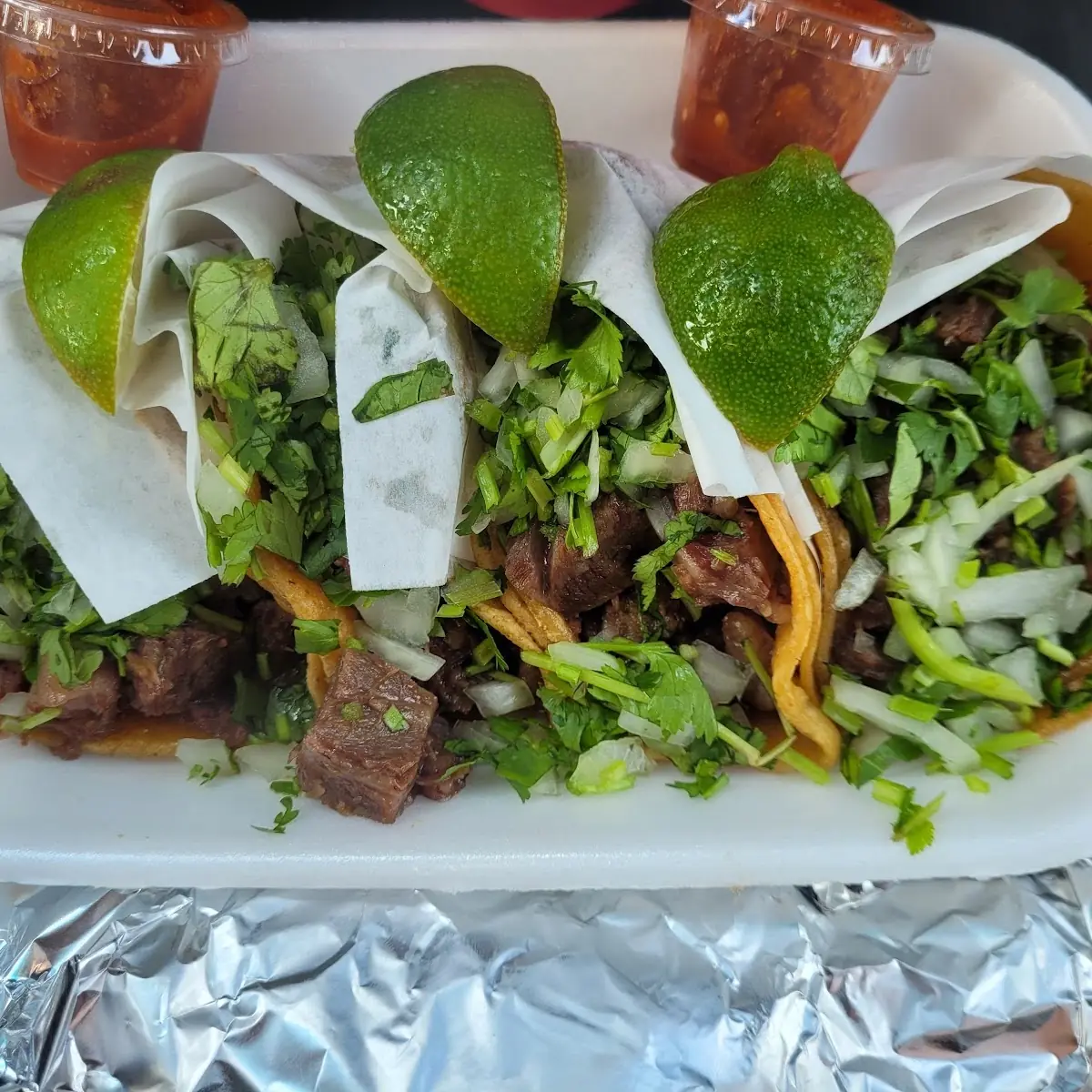 Birria Beef Taco with Cilantro and Onion