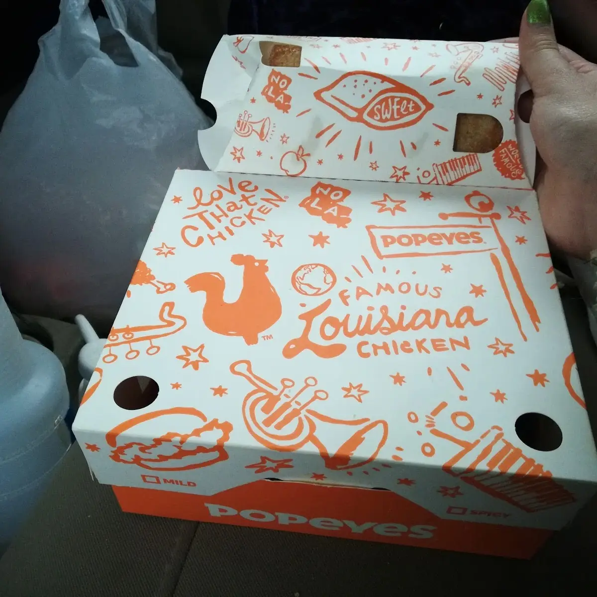 Chicken Sandwich & Apple Pie
