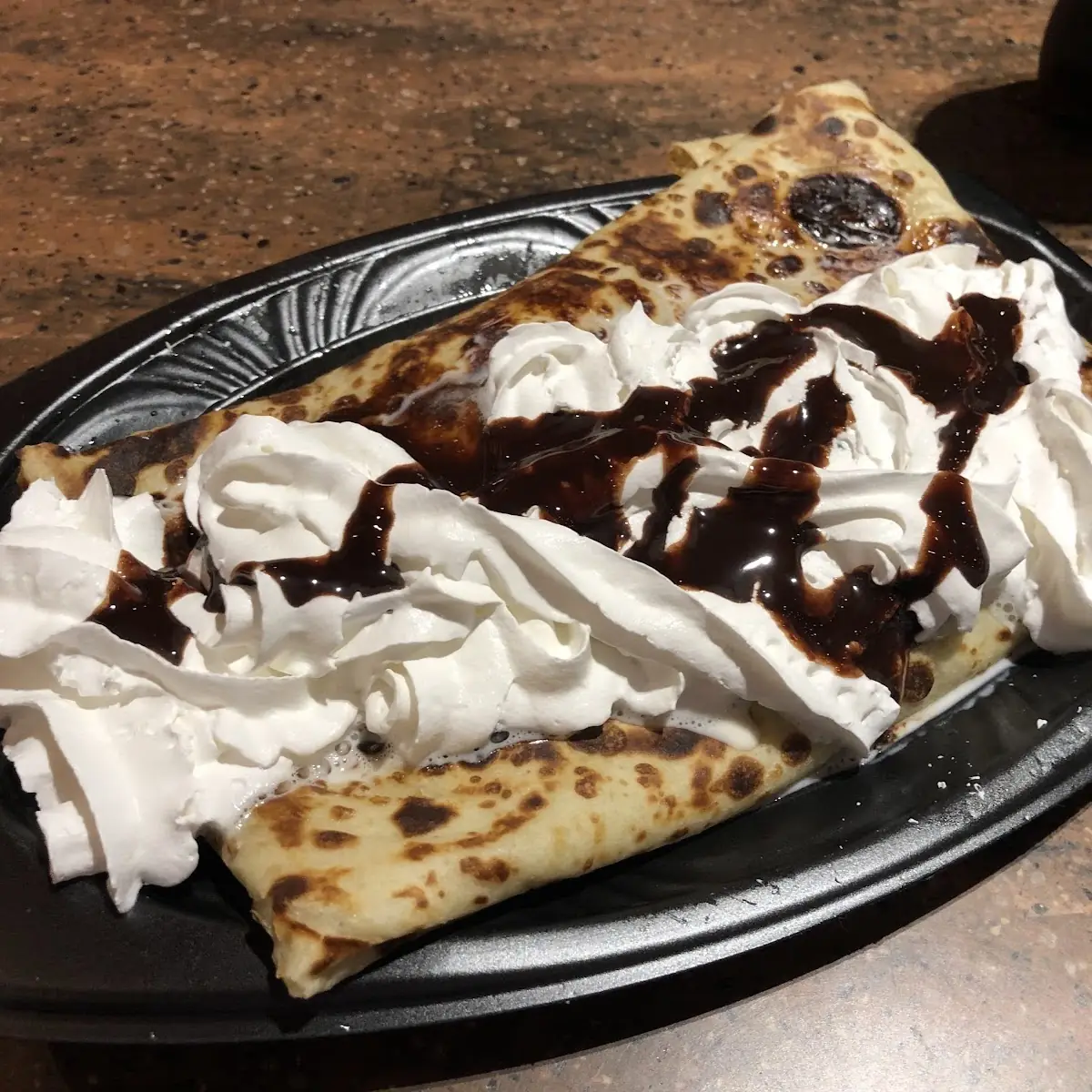 Strawberry Banana and Nutella Crepe
