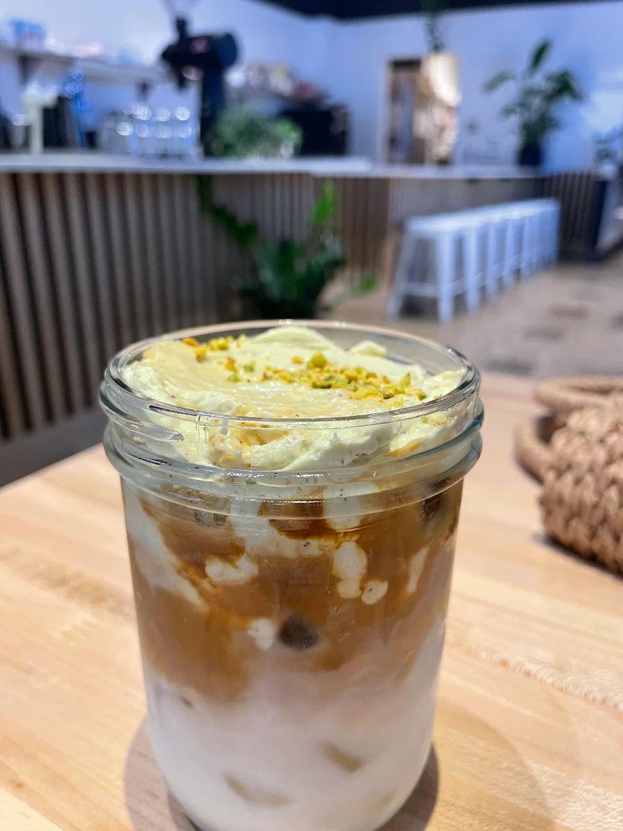 Pistachio Cold Foam Latte