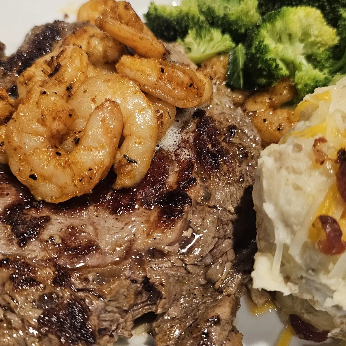 Surf and Turf Ribeye Steak