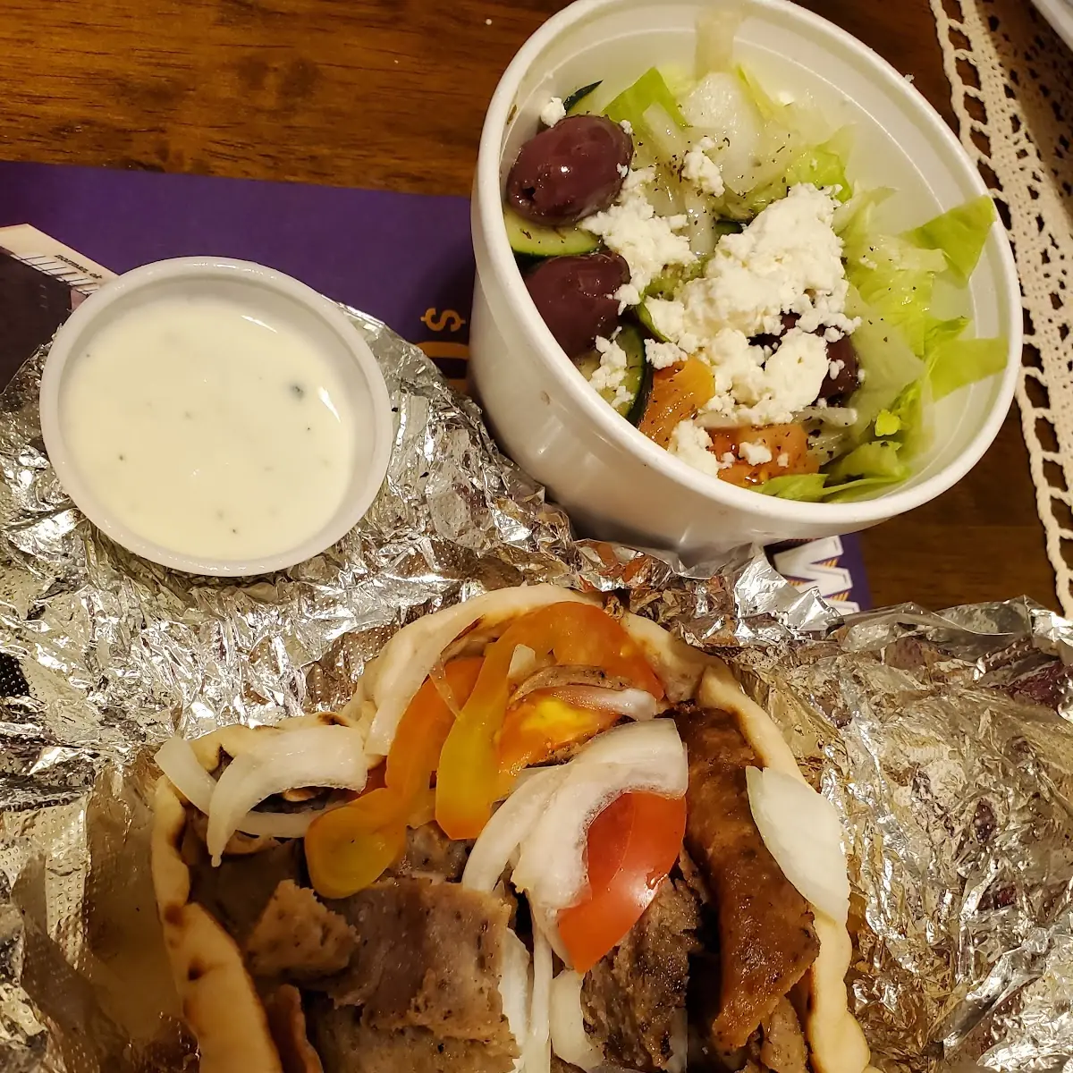 Gyros Sandwich Combo