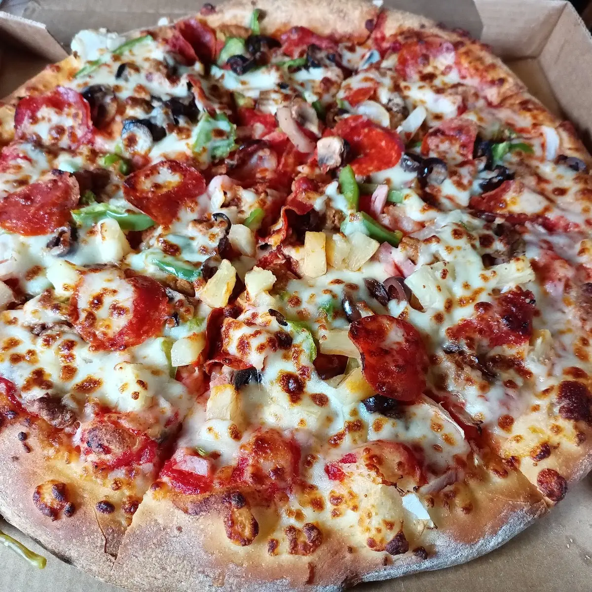 Supreme Pizza with Pineapples