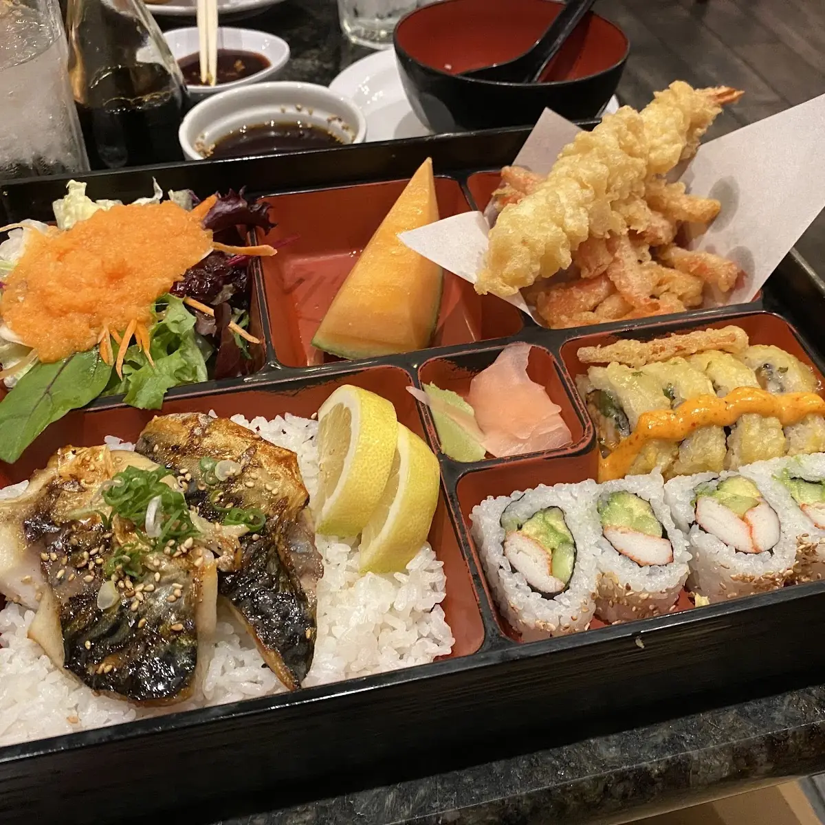 Bento Box with Mackarel