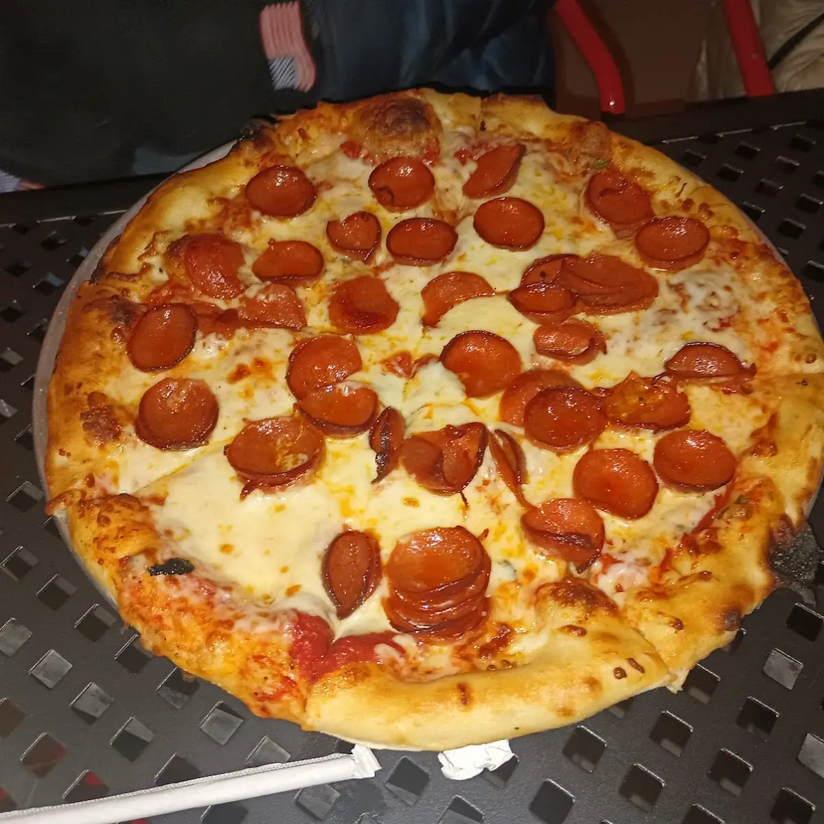 Cupping Pepperoni Pizza