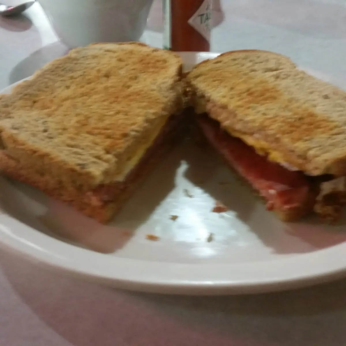 Spam Breakfast Sandwich