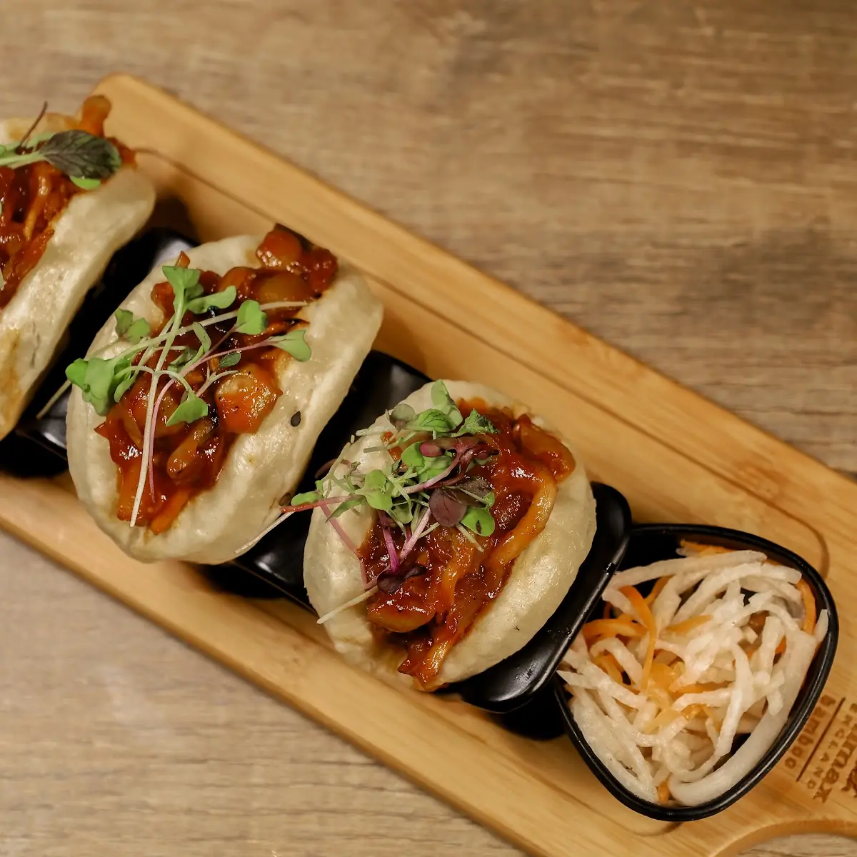 Oxtail or Mushroom Bao Buns