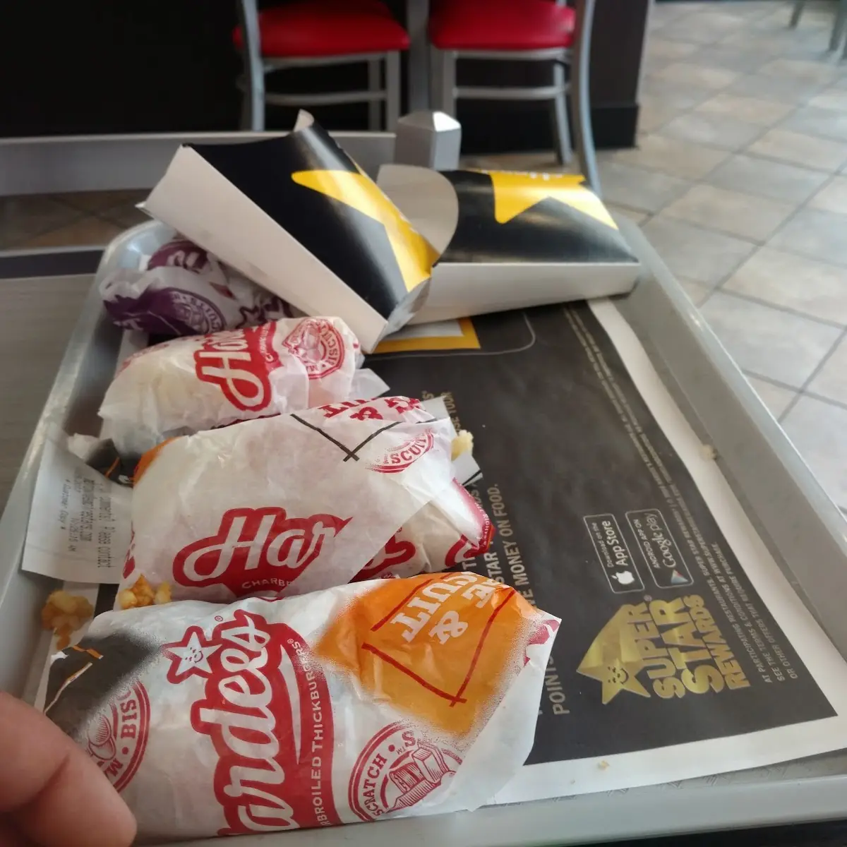 Hardee's Original Bag